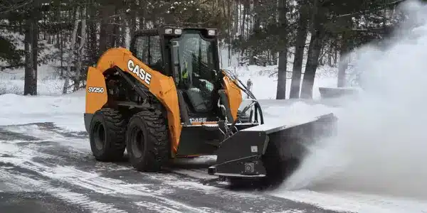 Winter construction equipment